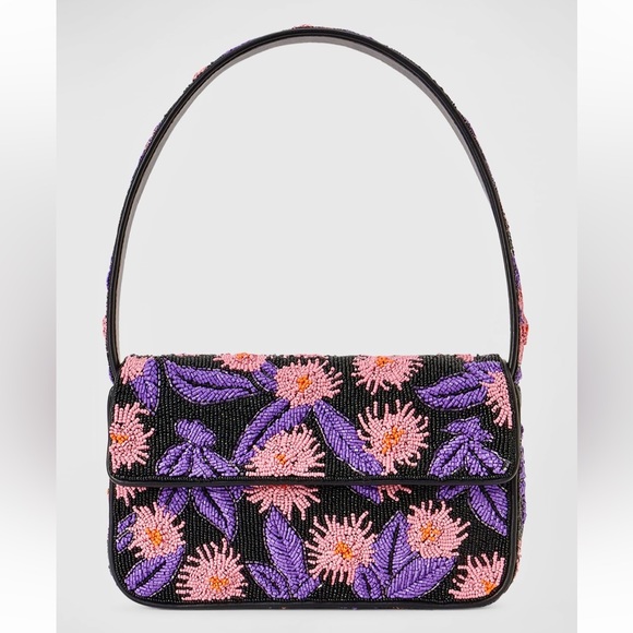 🌺🎉HP🎉🌺 NWOT Staud Tommy Beaded Shoulder Bag Quartz Acid 🌟RARE FIND🌟 - Picture 13 of 16